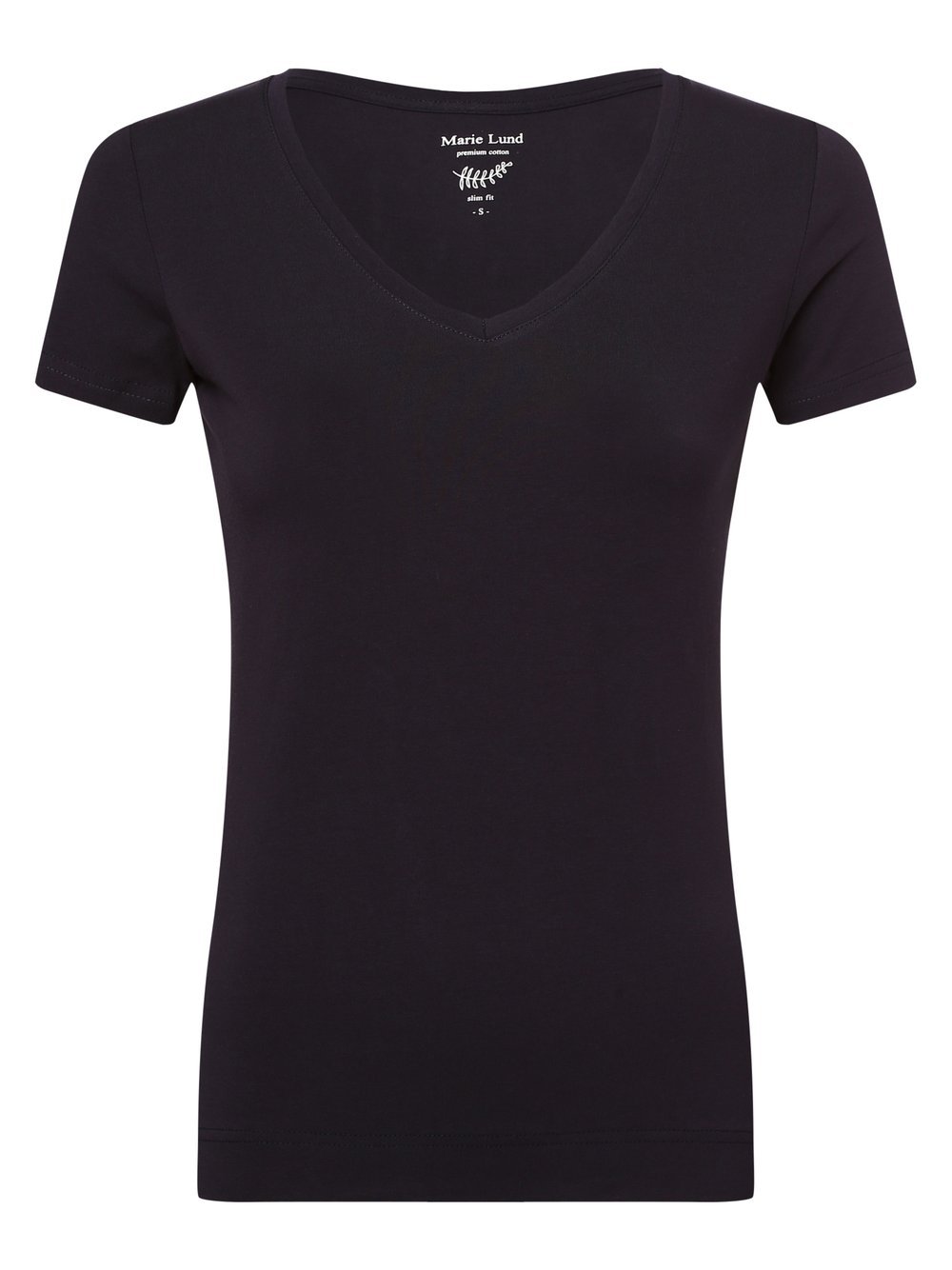 Marie Lund T-shirt damski Kobiety Bawełna niebieski jednolity, XL