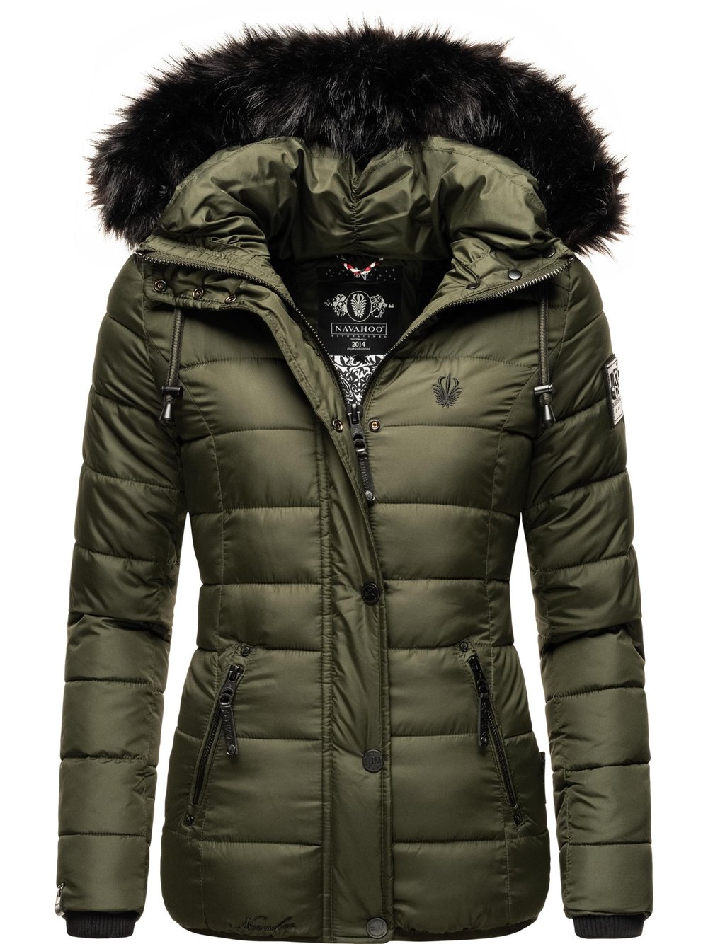 Navahoo Winterjacke Damen grün, S