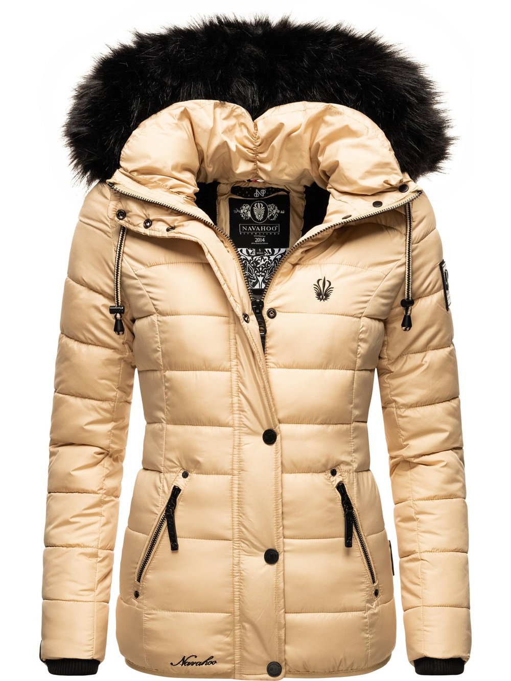 Navahoo Winterjacke Damen beige, S