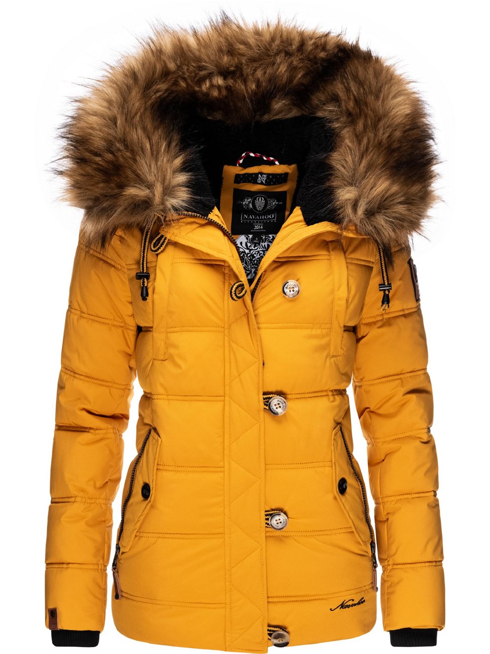 Navahoo Winterjacke Damen gelb, S