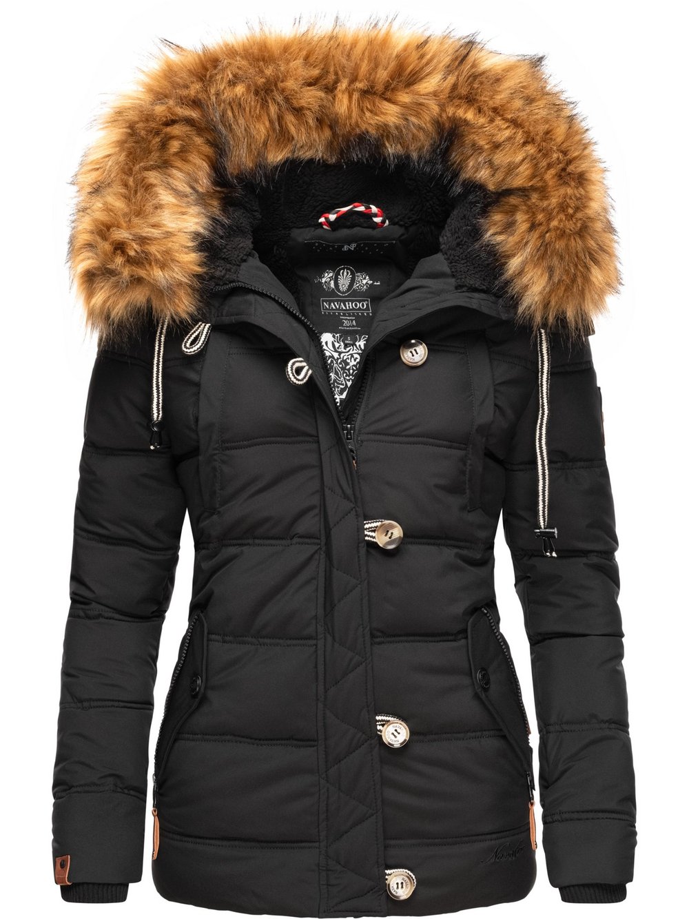 Navahoo Winterjacke Damen schwarz, S