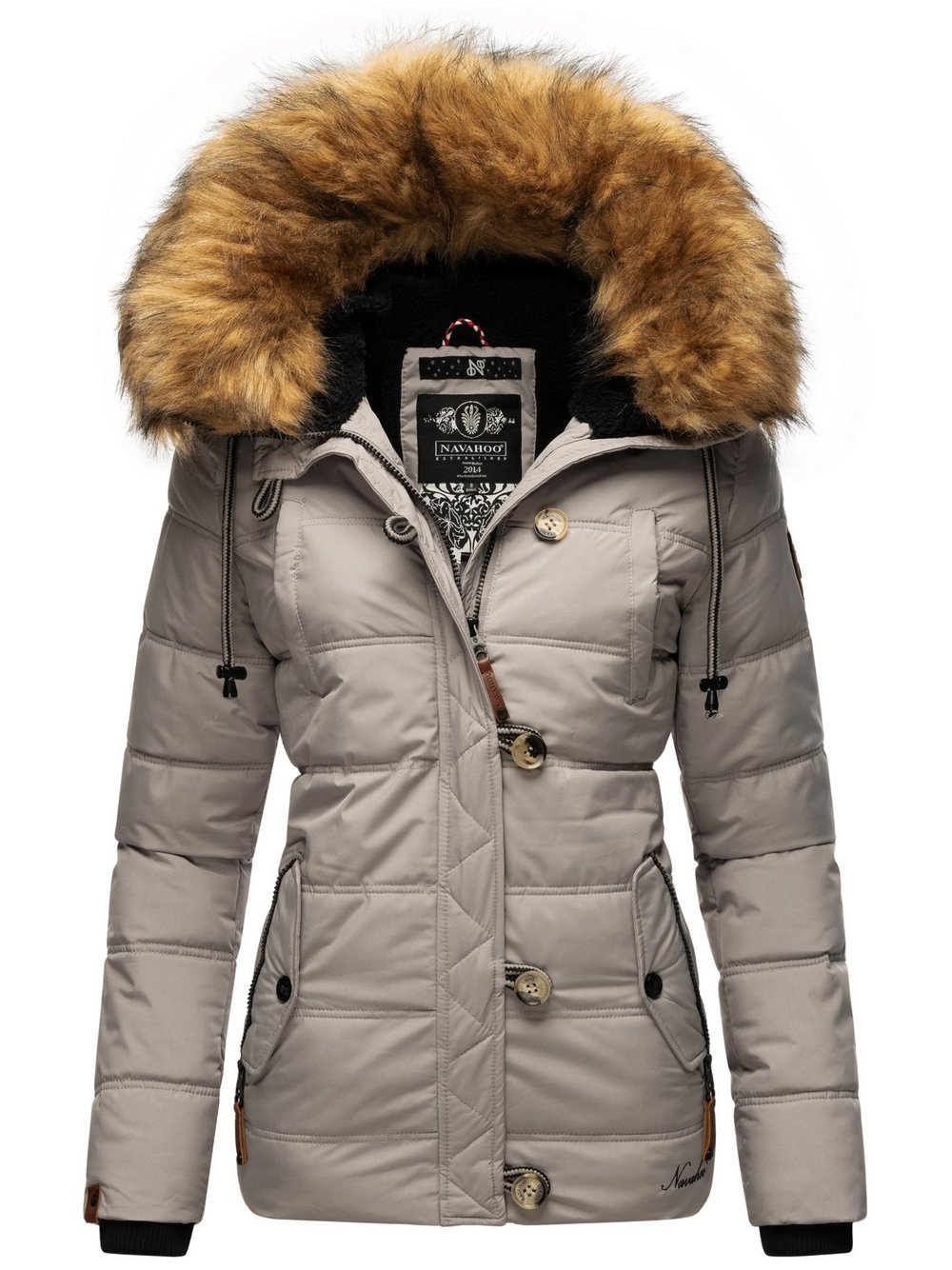 Navahoo Winterjacke Damen grau, S