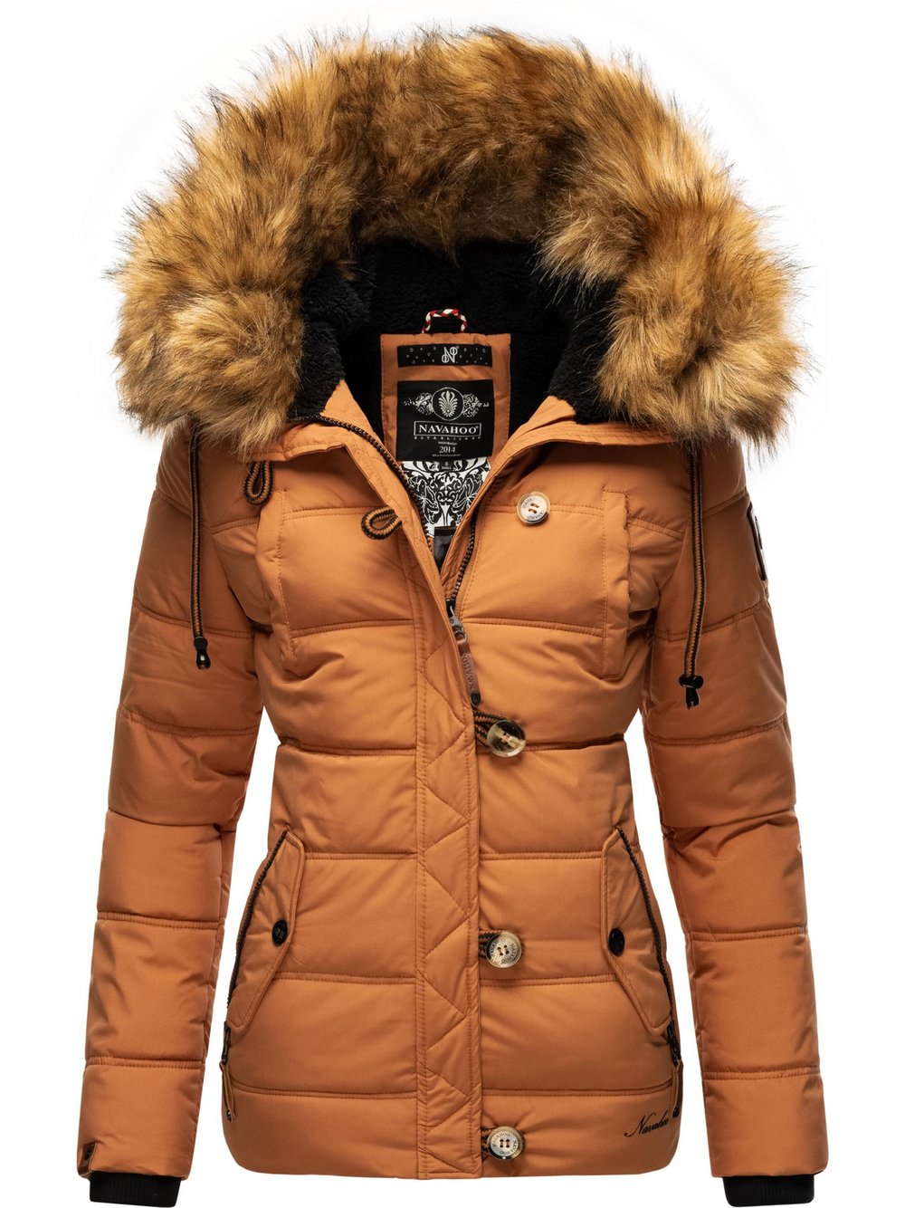 Navahoo Winterjacke Damen braun, S