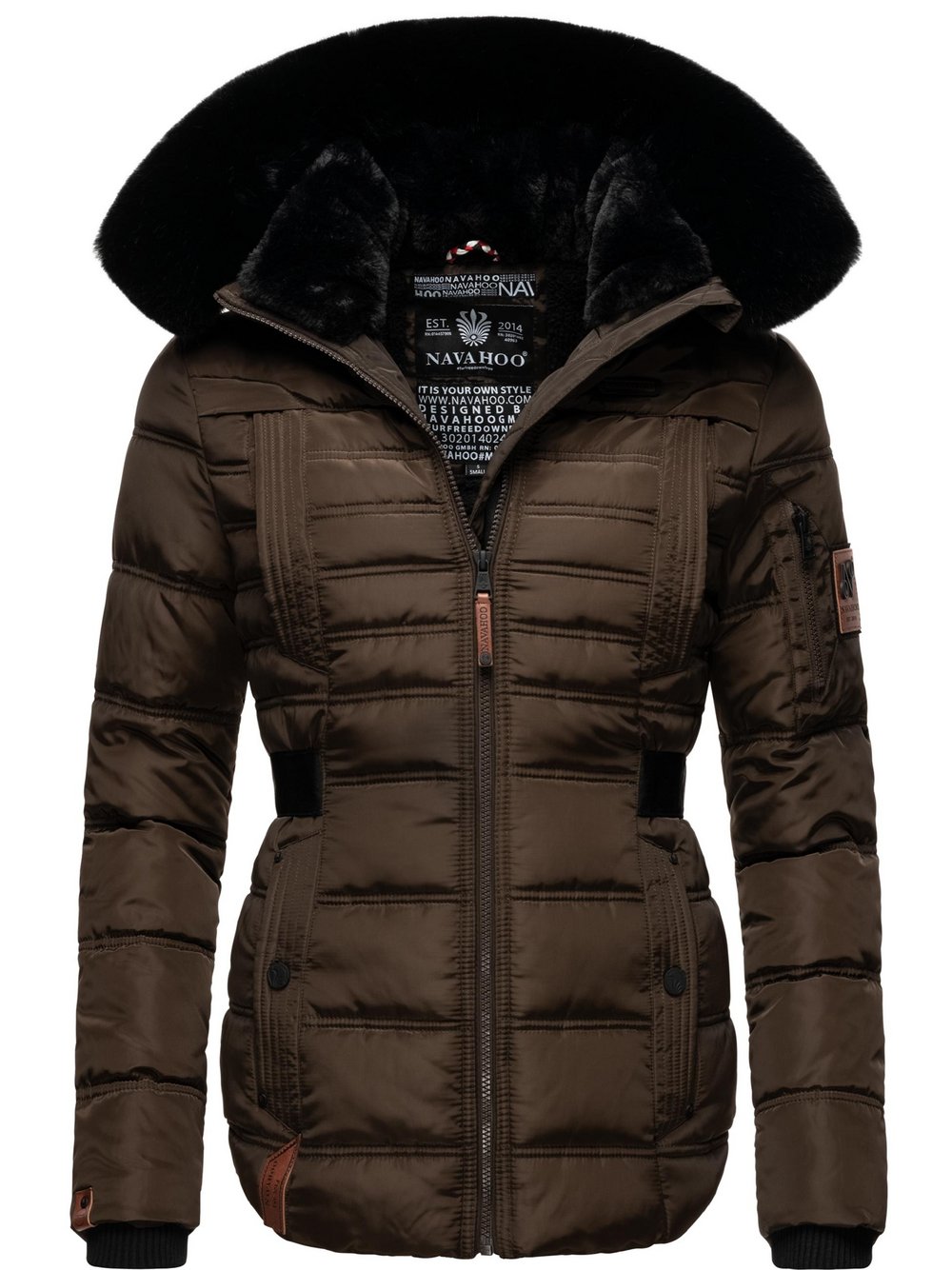 Navahoo Winterjacke Damen braun, XS