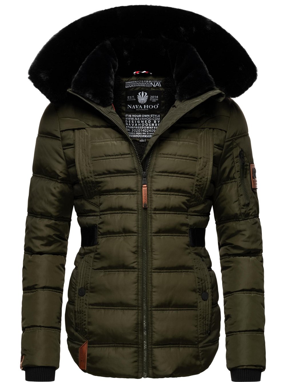 Navahoo Winterjacke Damen grün, L