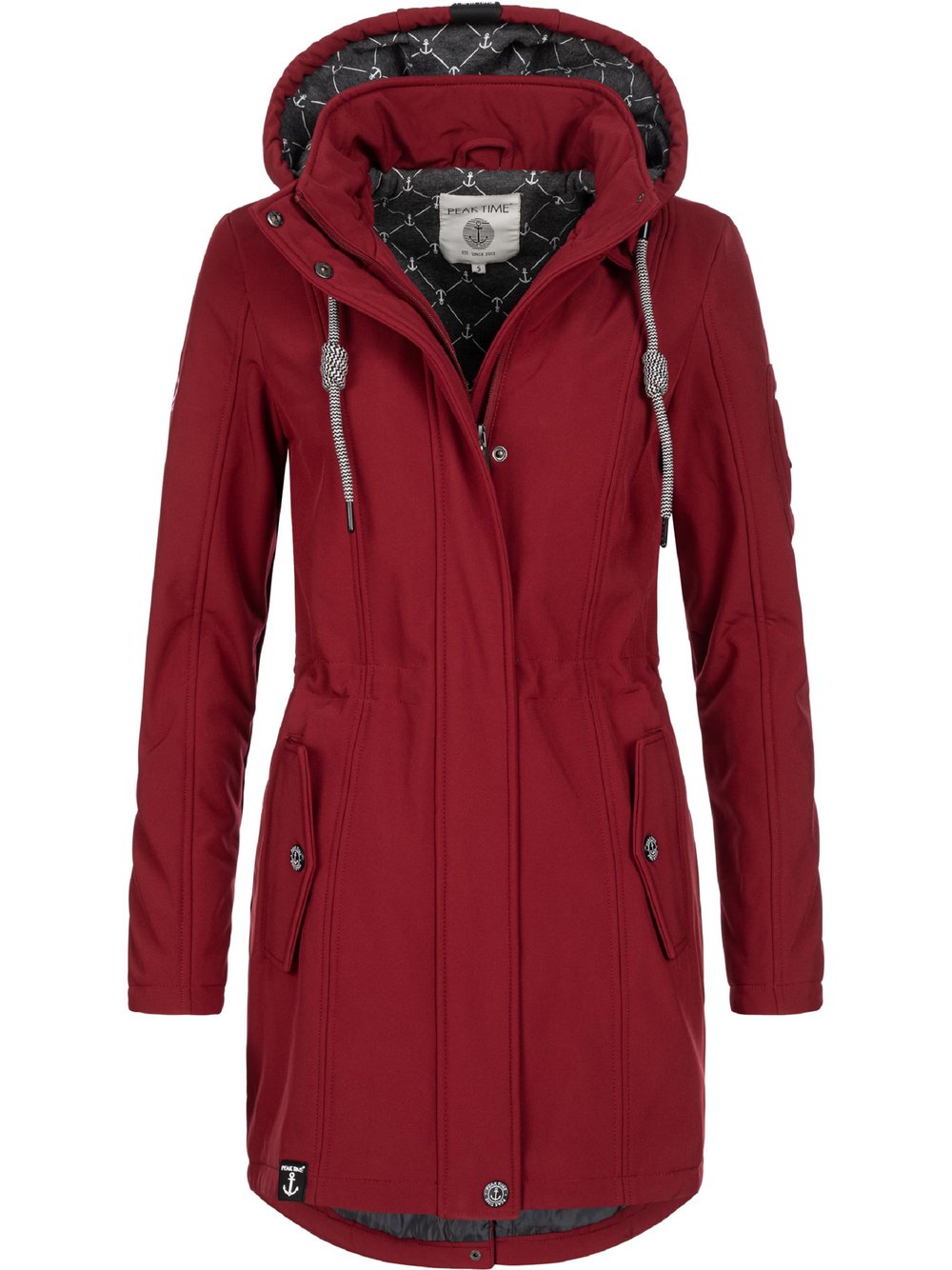 Peak Time Softshelljacke Damen rot, XS