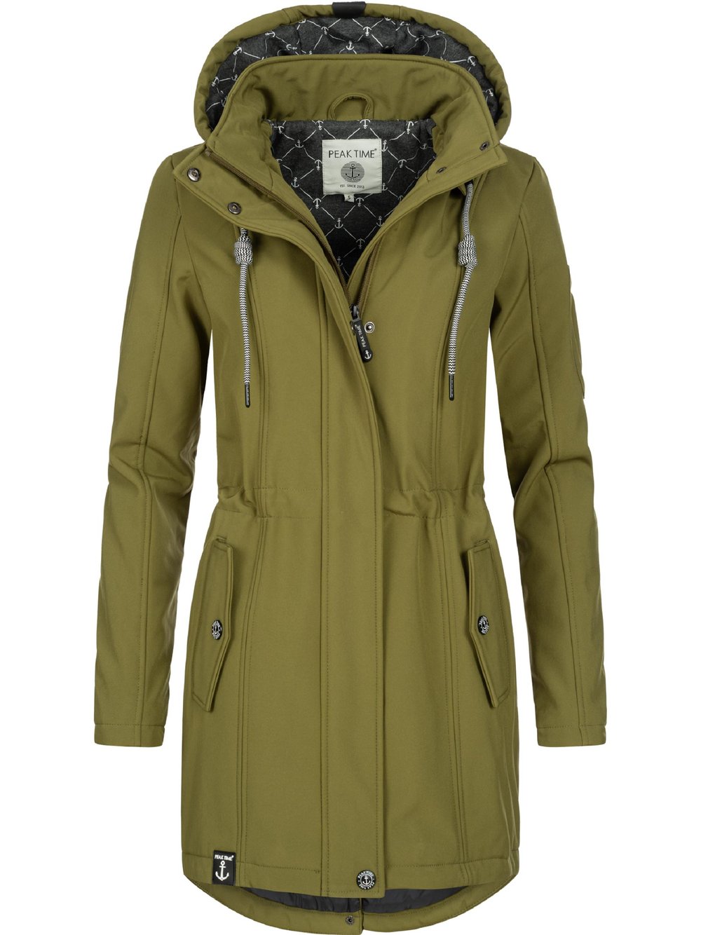 Peak Time Softshelljacke Damen grün, XS