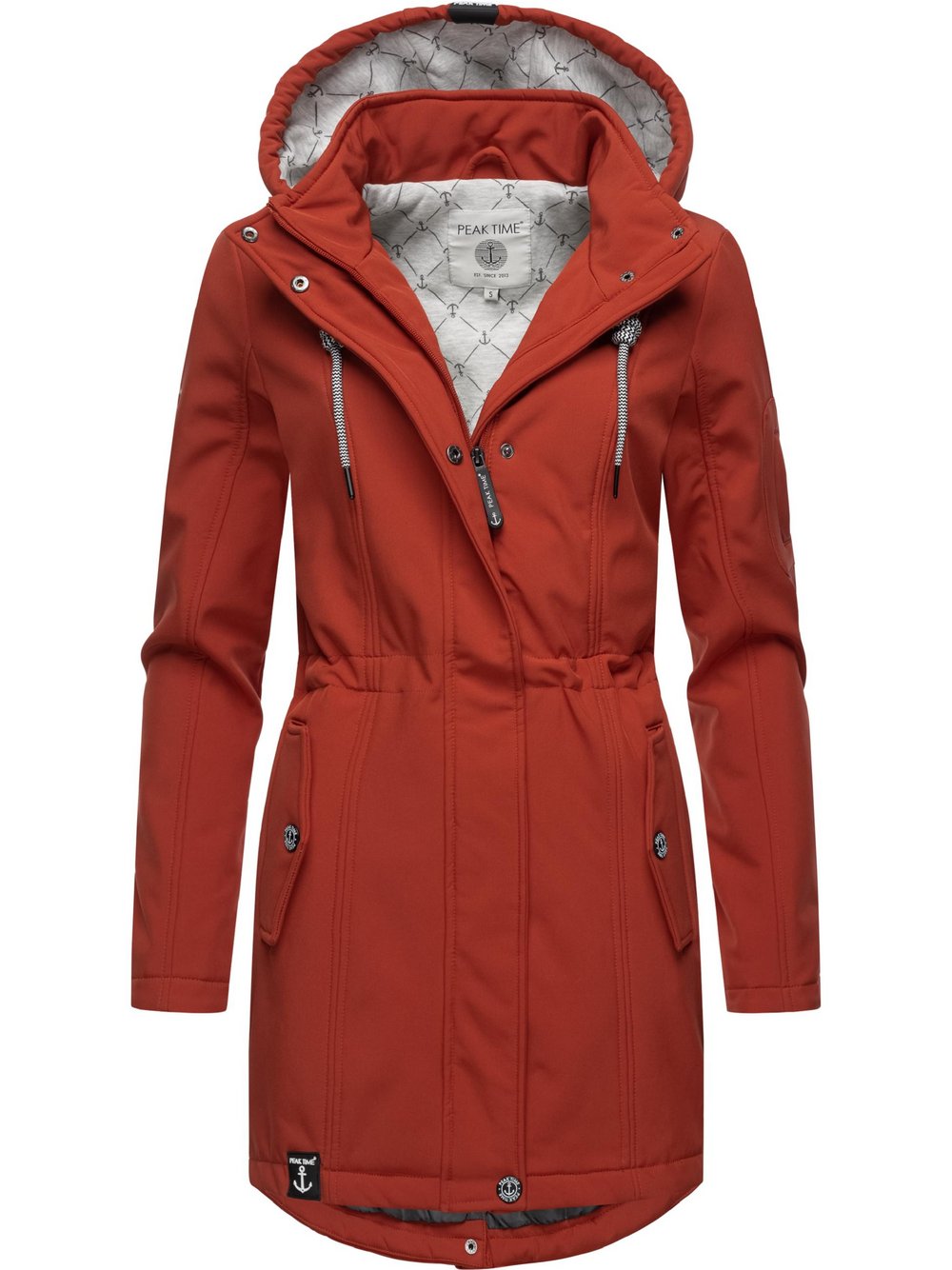 Peak Time Softshelljacke Damen rot, M