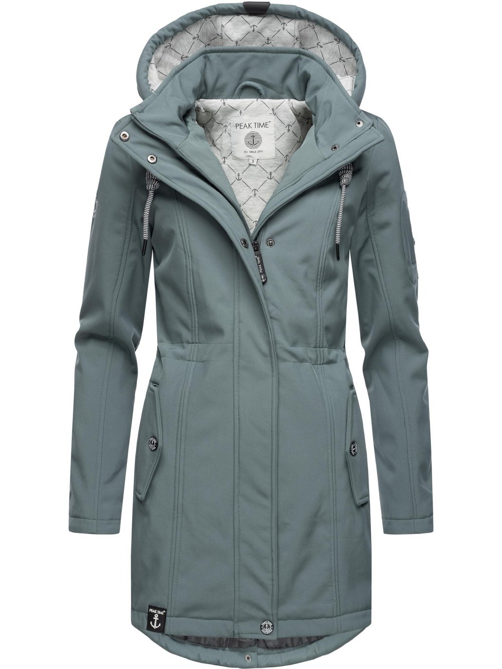 Peak Time Softshelljacke Damen grün, M