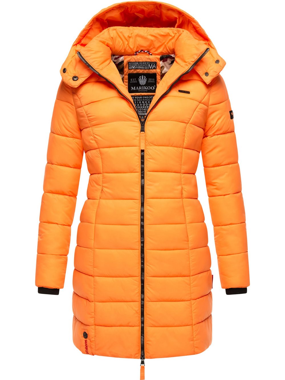 Marikoo Steppmantel Damen orange, XXXL