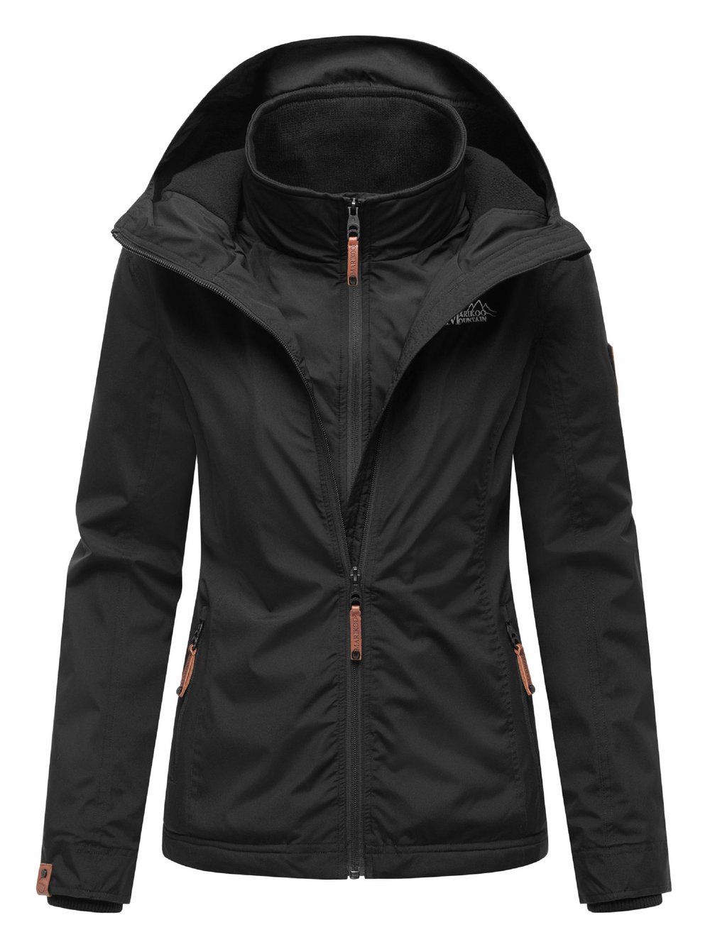 Thumbnail - Marikoo Übergangsjacke Damen schwarz, M