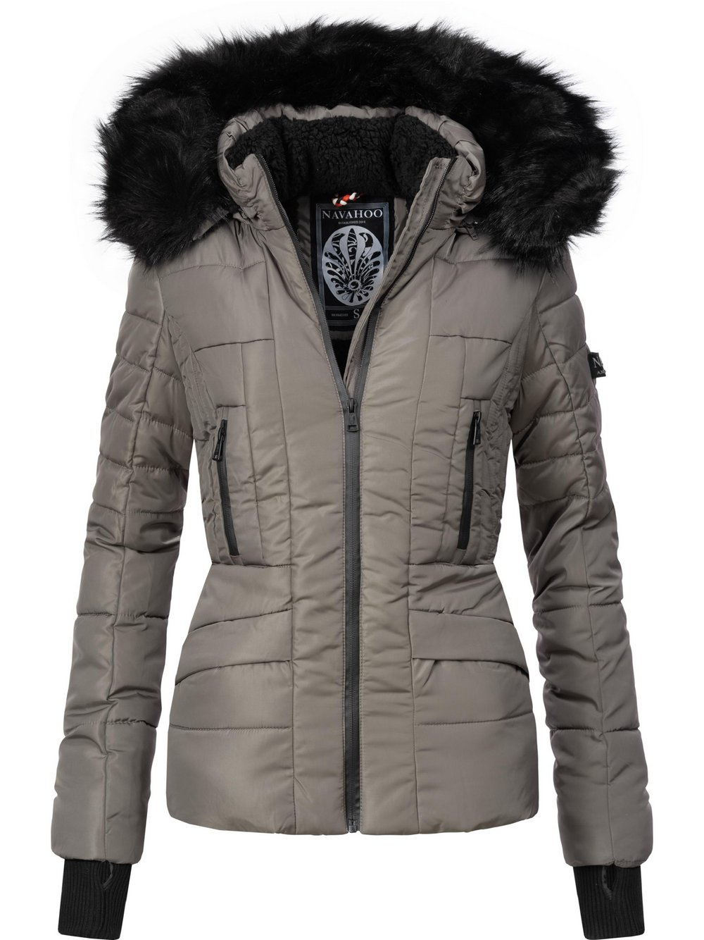 Navahoo Winterjacke Damen grau, S