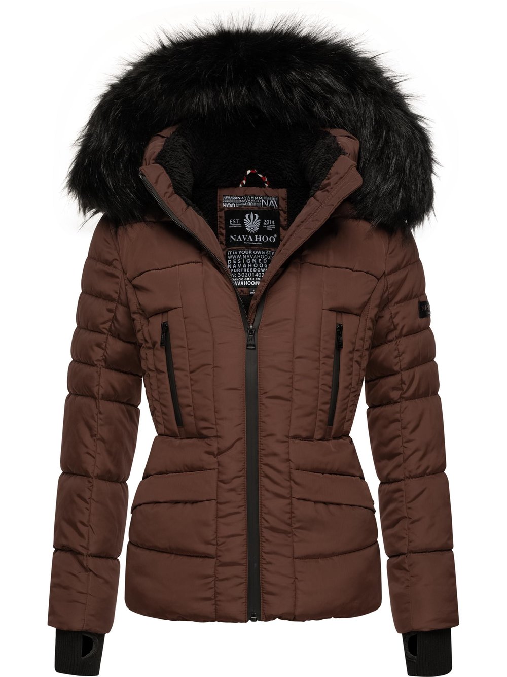 Navahoo Winterjacke Damen braun, XXL