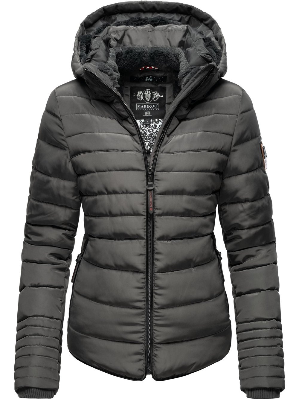 Marikoo Winterjacke Damen grau, XS