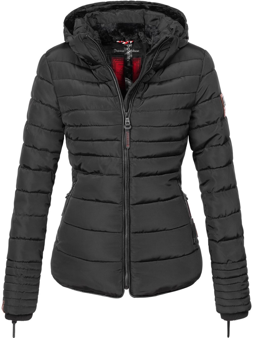 Thumbnail - Marikoo Winterjacke Damen schwarz, XXL