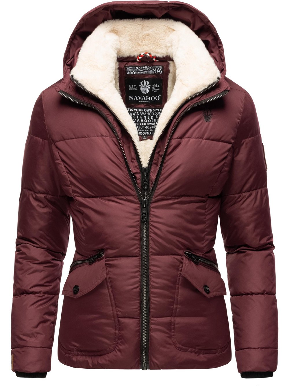 Navahoo Winterjacke Damen rot, S