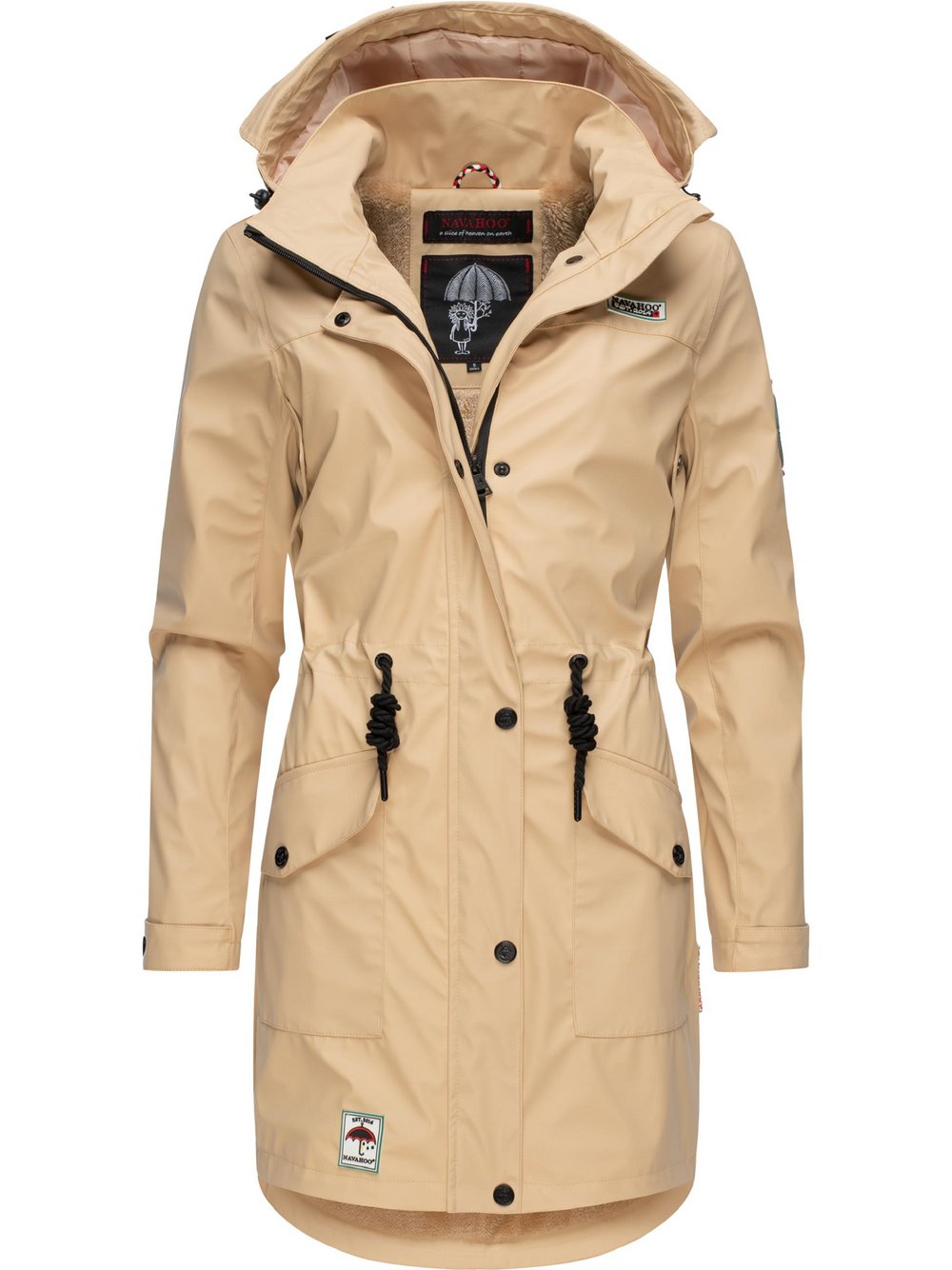 Navahoo Regenjacke Damen beige, M