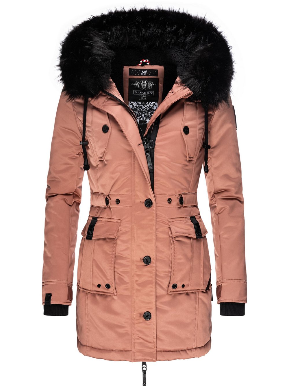 Navahoo Wintermantel Damen mehrfarbig, S