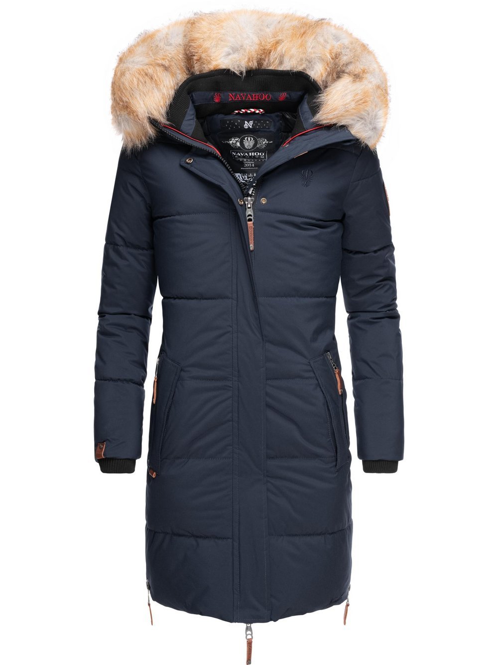 Navahoo Wintermantel Damen blau, XS