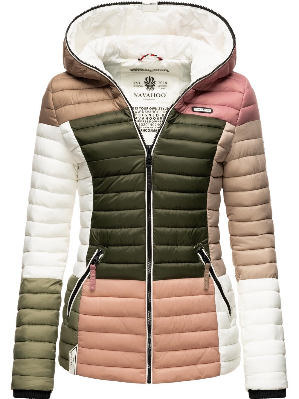 Navahoo Steppjacke Damen mehrfarbig gemustert, XS