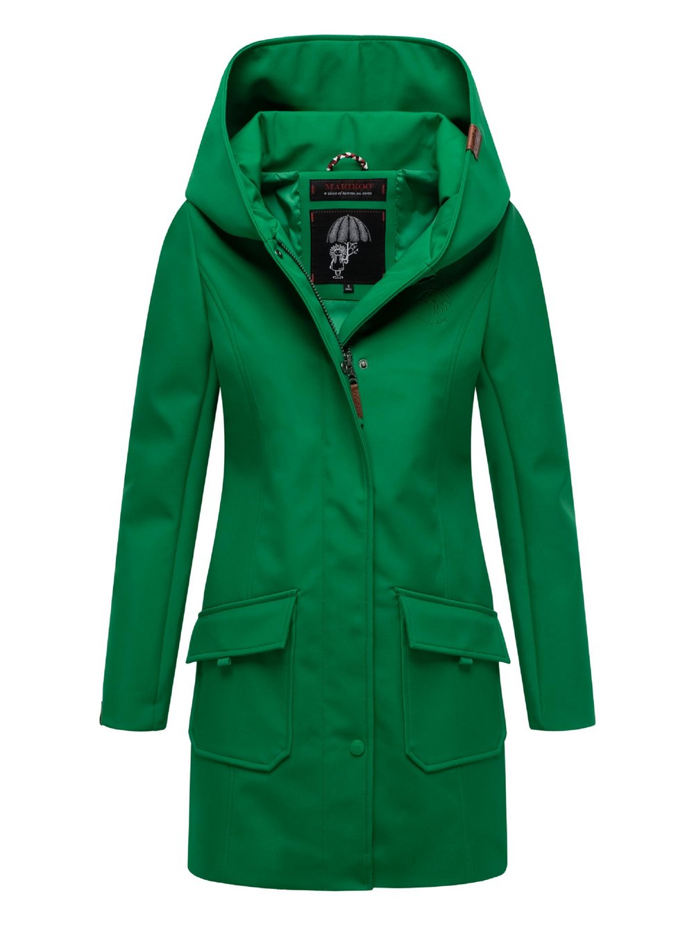 Marikoo Softshellmantel Damen grün, M