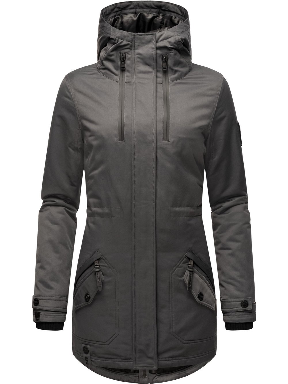 Navahoo Wintermantel Damen grau, XS