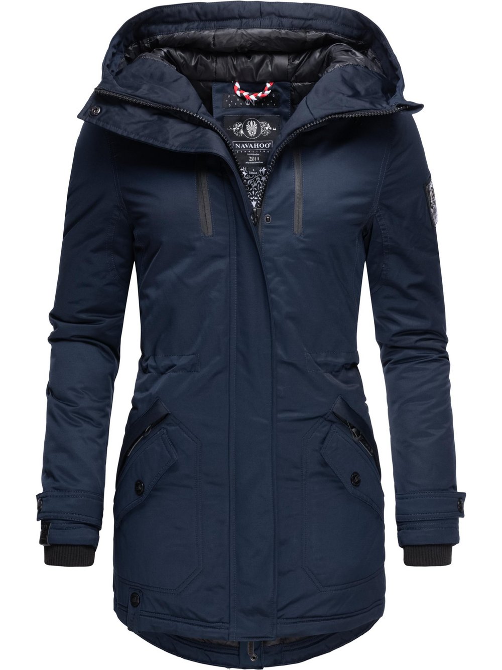 Navahoo Wintermantel Damen blau, XS
