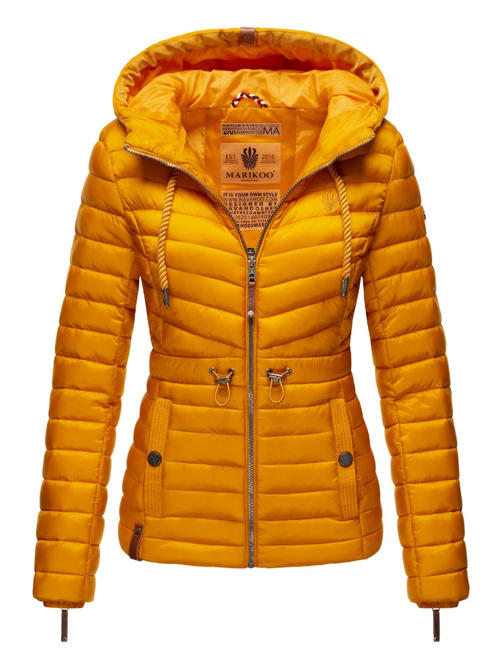 Marikoo Steppjacke Damen gelb, S