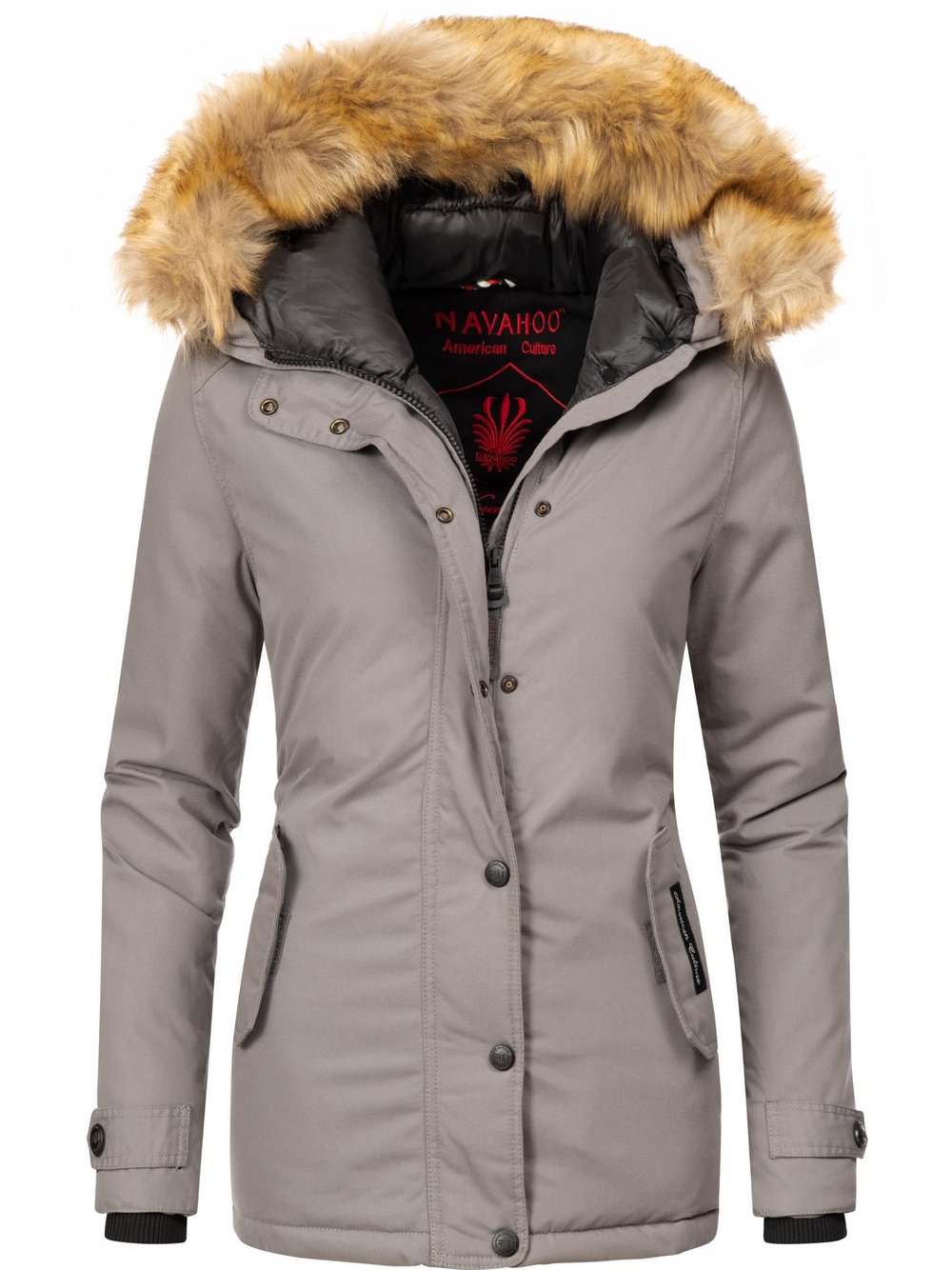 Navahoo Winterjacke Damen grau, S