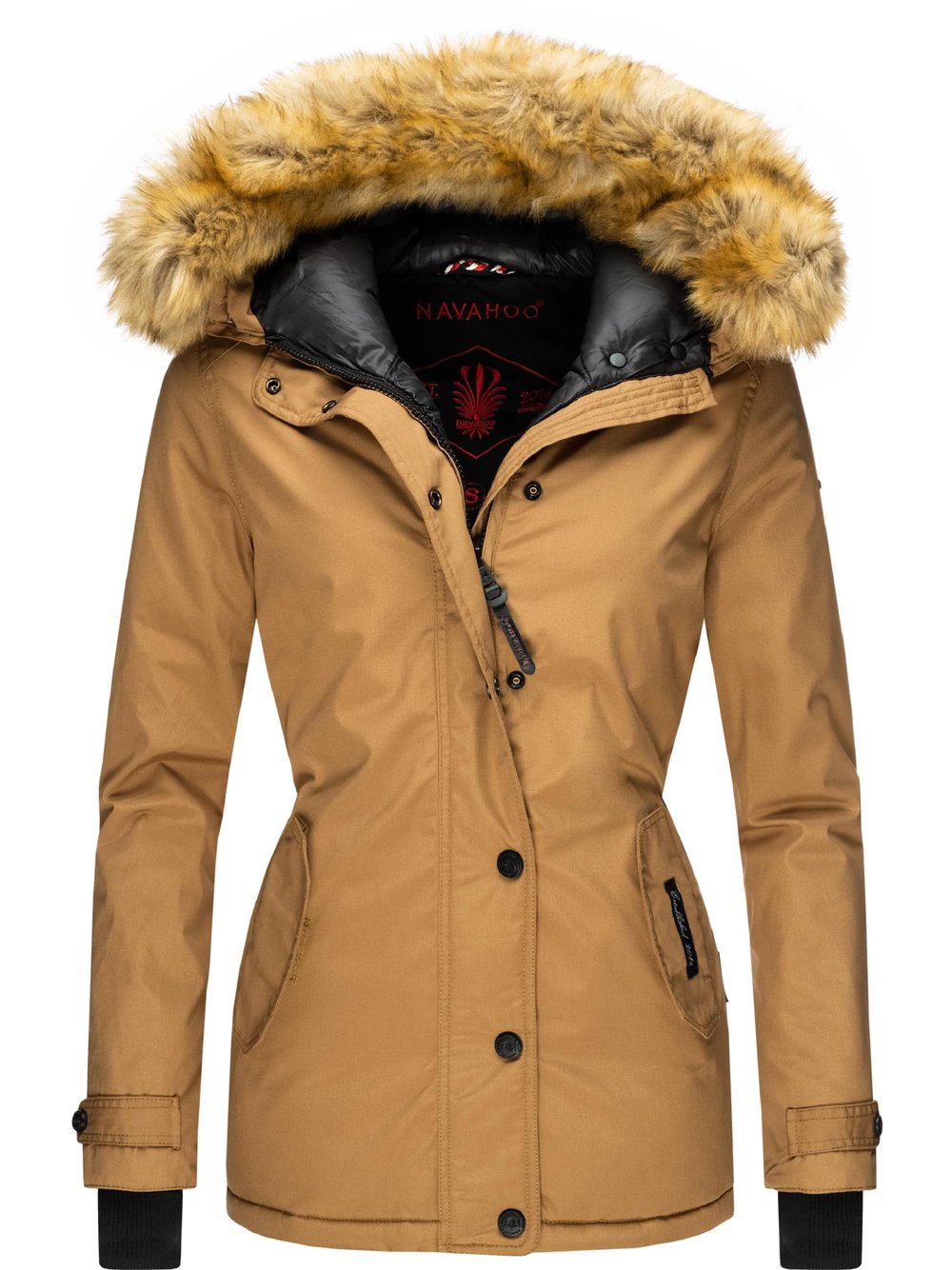 Navahoo Winterjacke Damen braun, XS