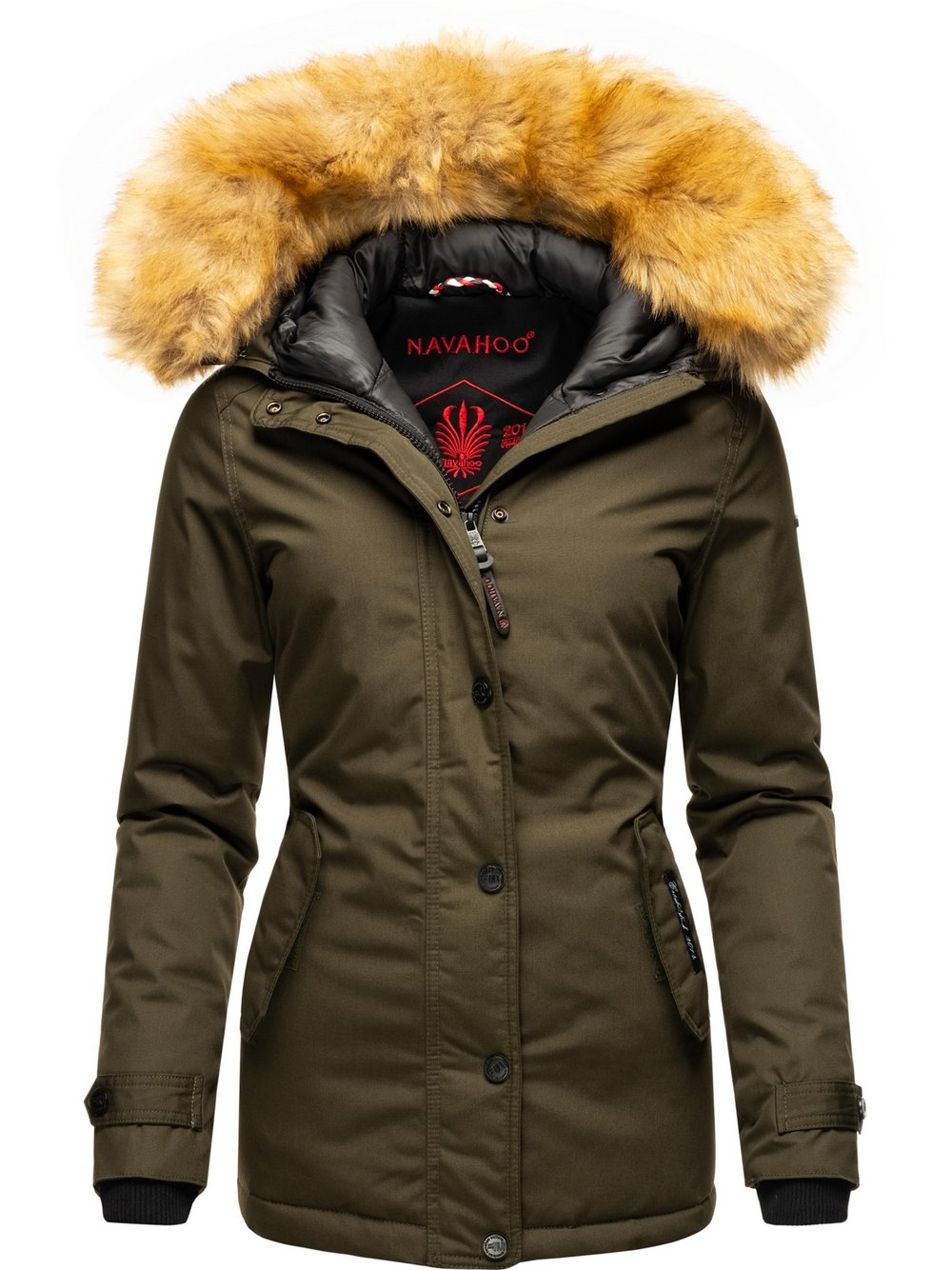 Navahoo Winterjacke Damen grün, XS