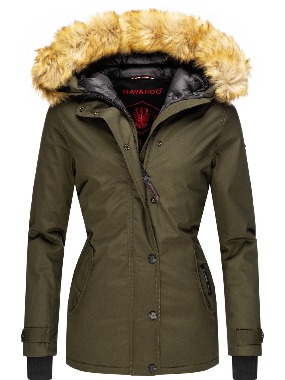 Navahoo Winterjacke Damen grün, XS