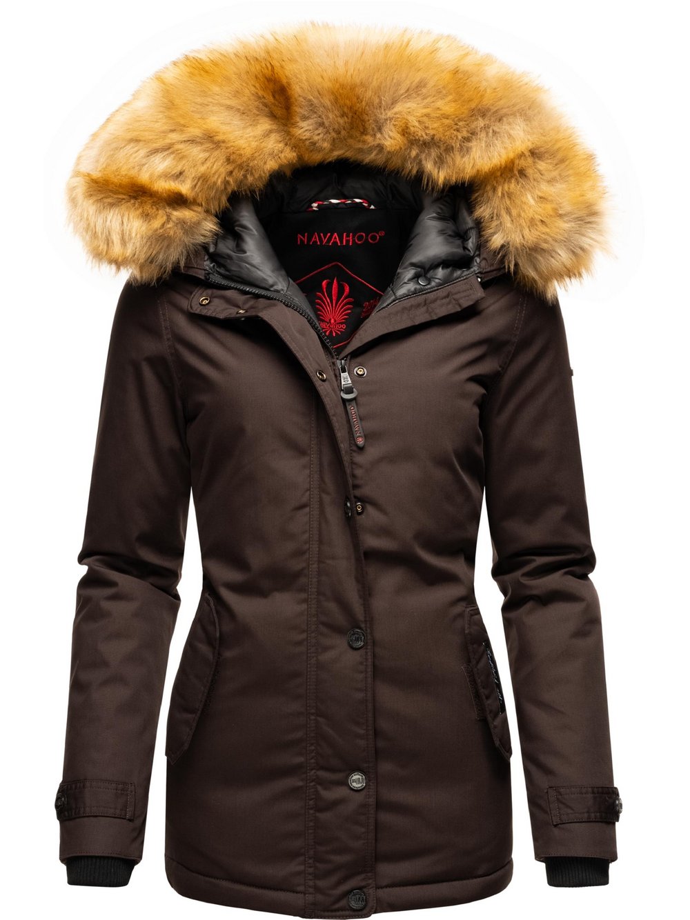 Navahoo Winterjacke Damen braun, XS