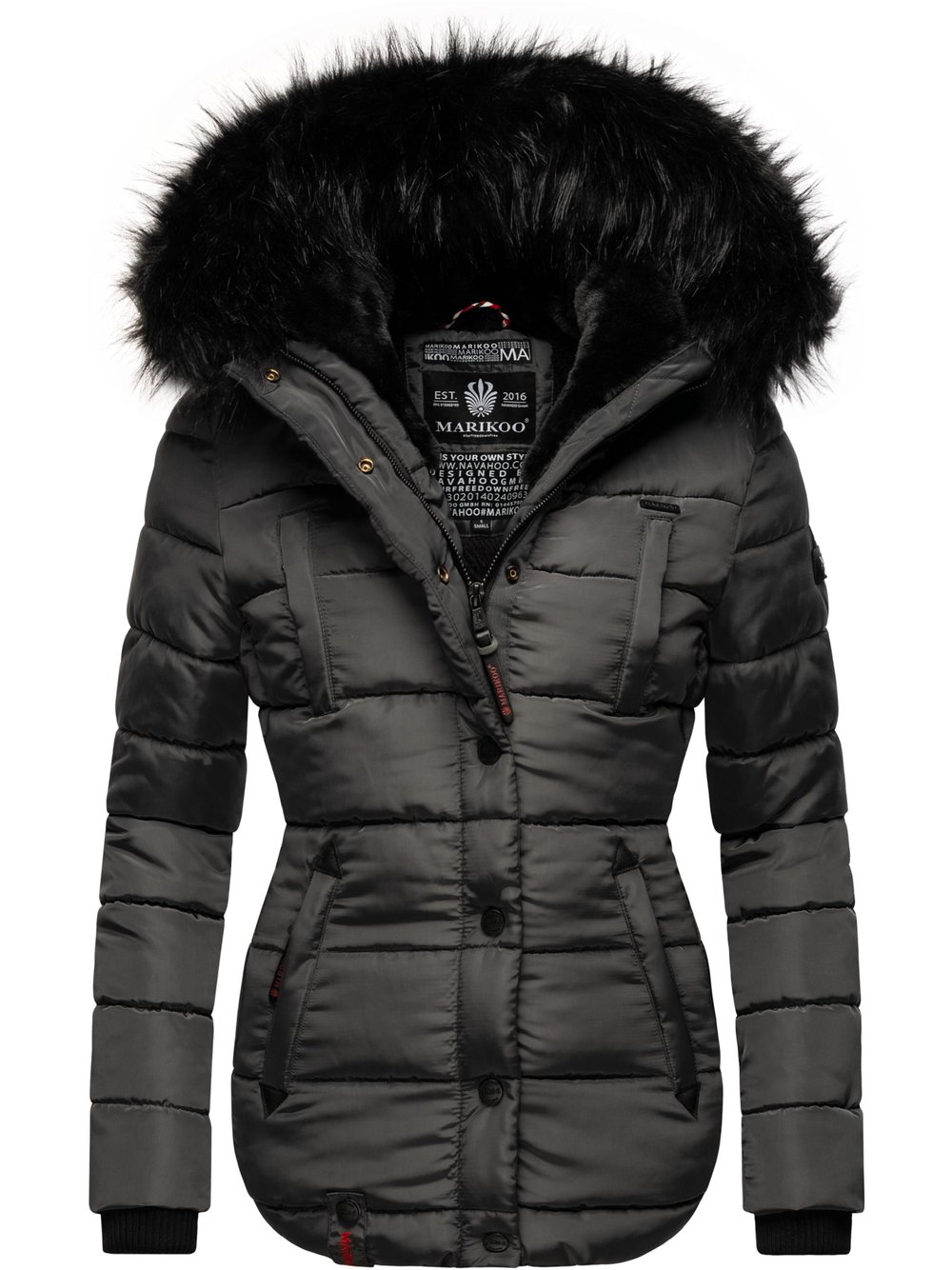 Marikoo Steppjacke Damen grau, XXL