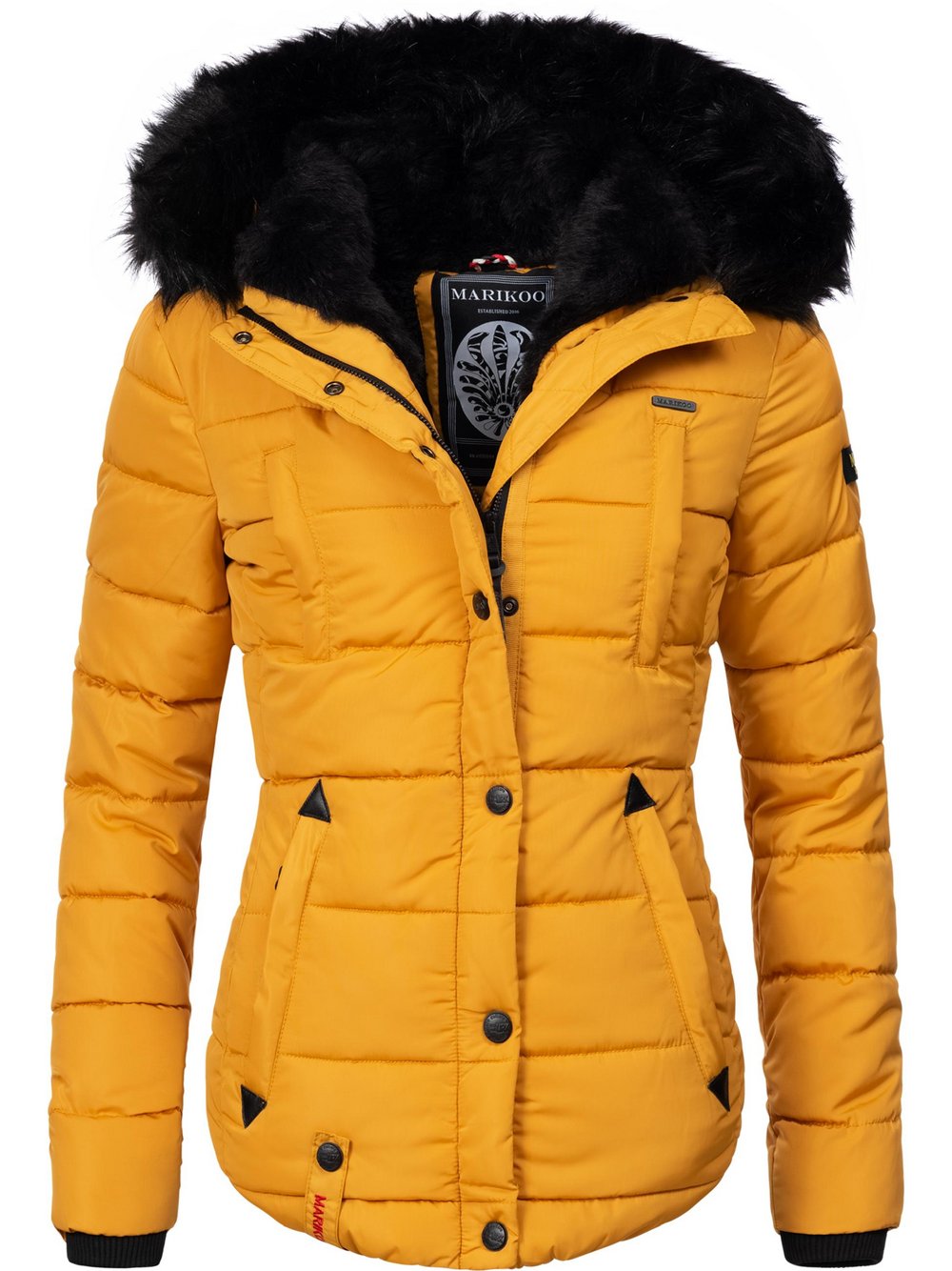 Marikoo Steppjacke Damen gelb, M