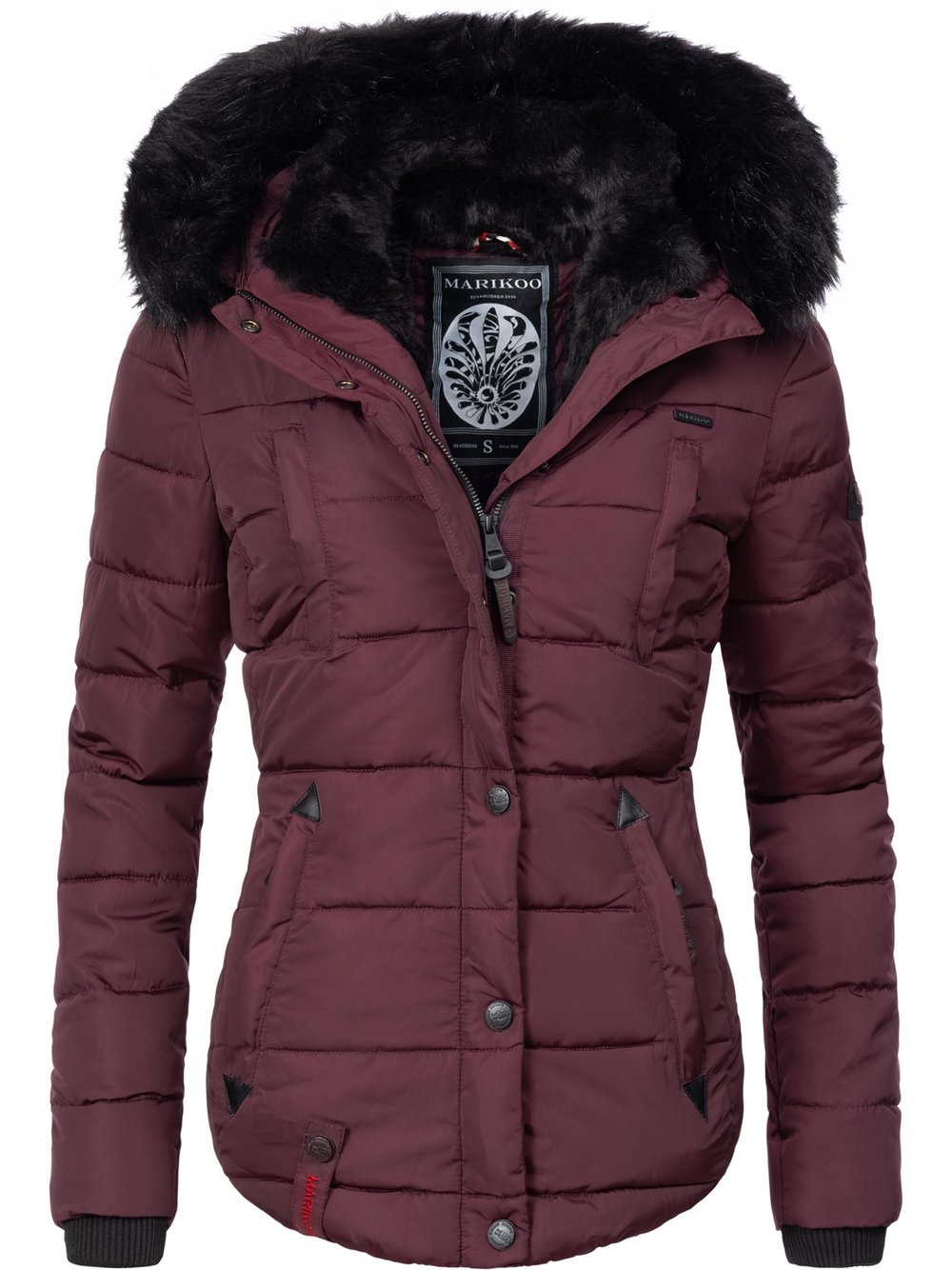 Marikoo Steppjacke Damen rot, S