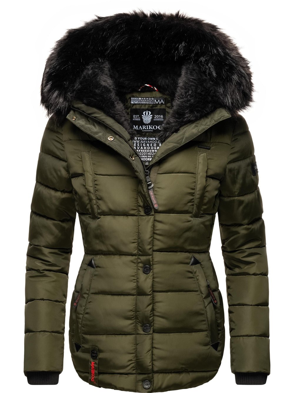 Marikoo Steppjacke Damen grün, M