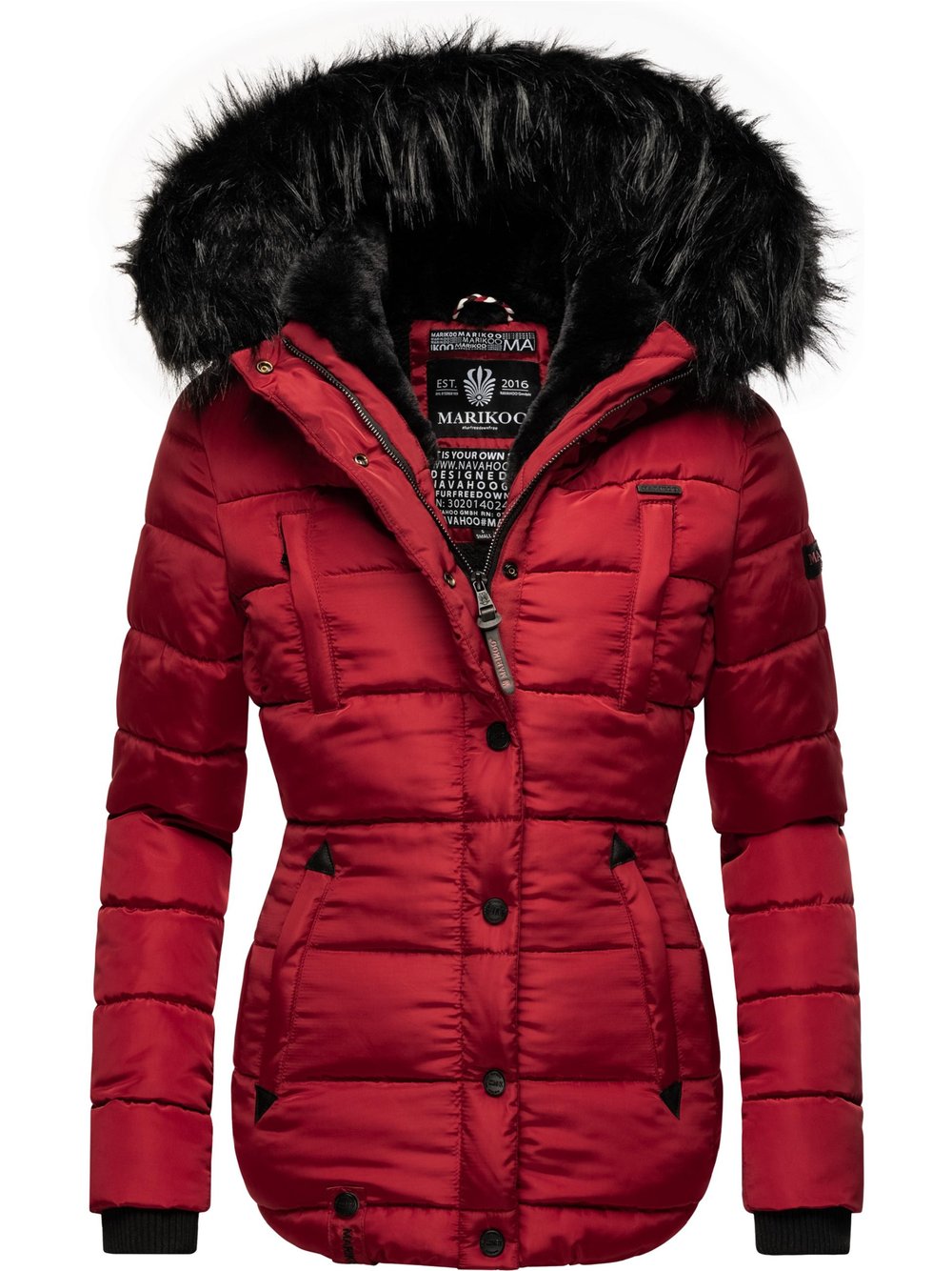 Marikoo Steppjacke Damen rot, M