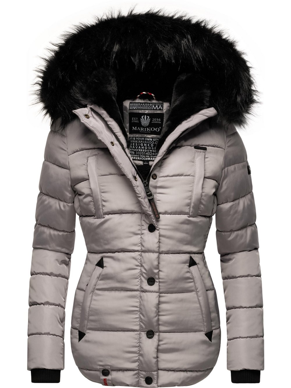 Marikoo Steppjacke Damen grau, XXL