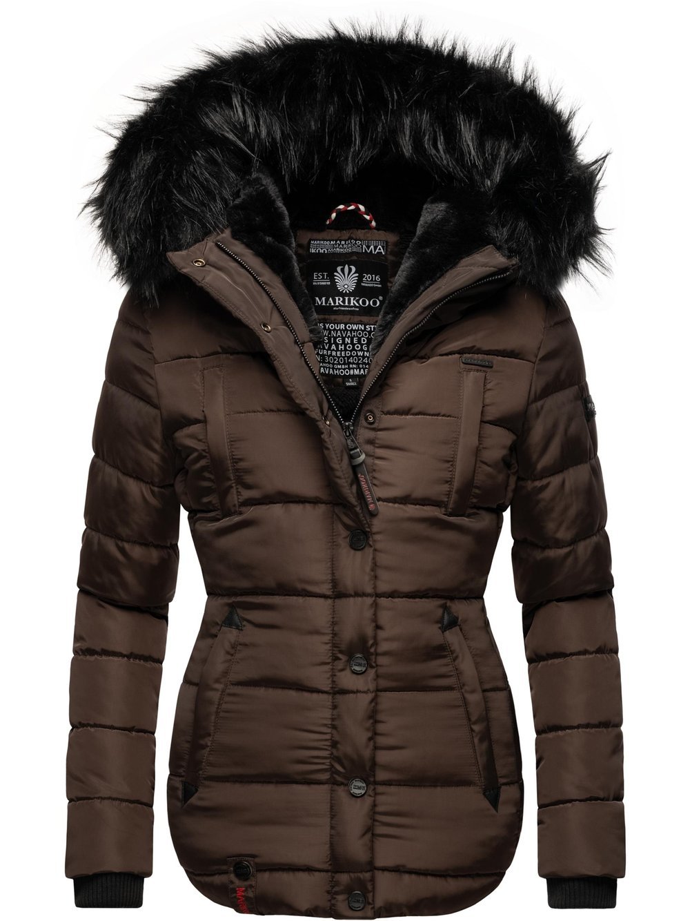 Marikoo Steppjacke Damen braun, L