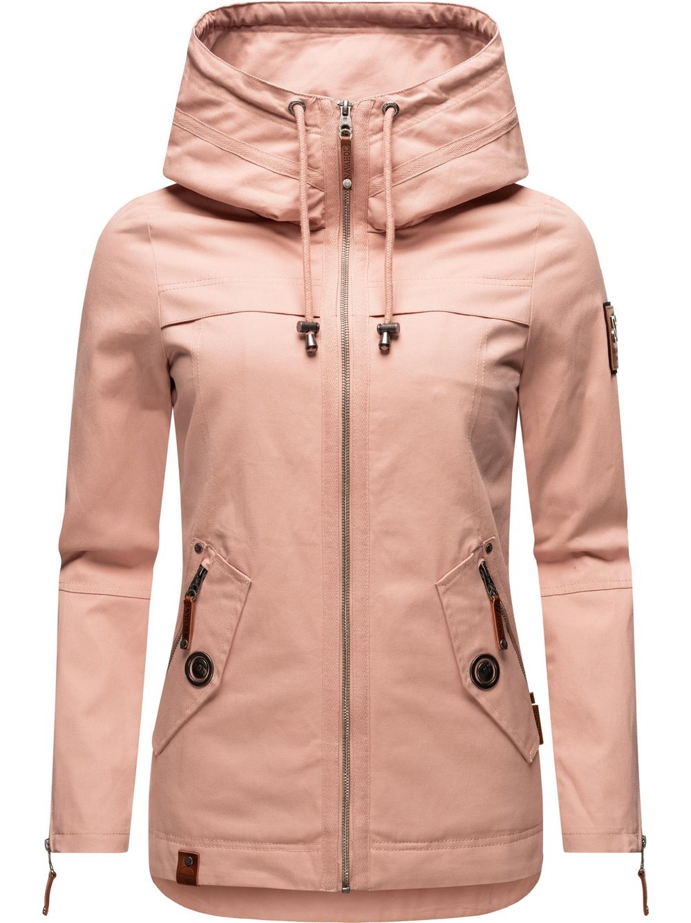 Navahoo Übergangsjacke Damen Baumwolle rosa, XXL