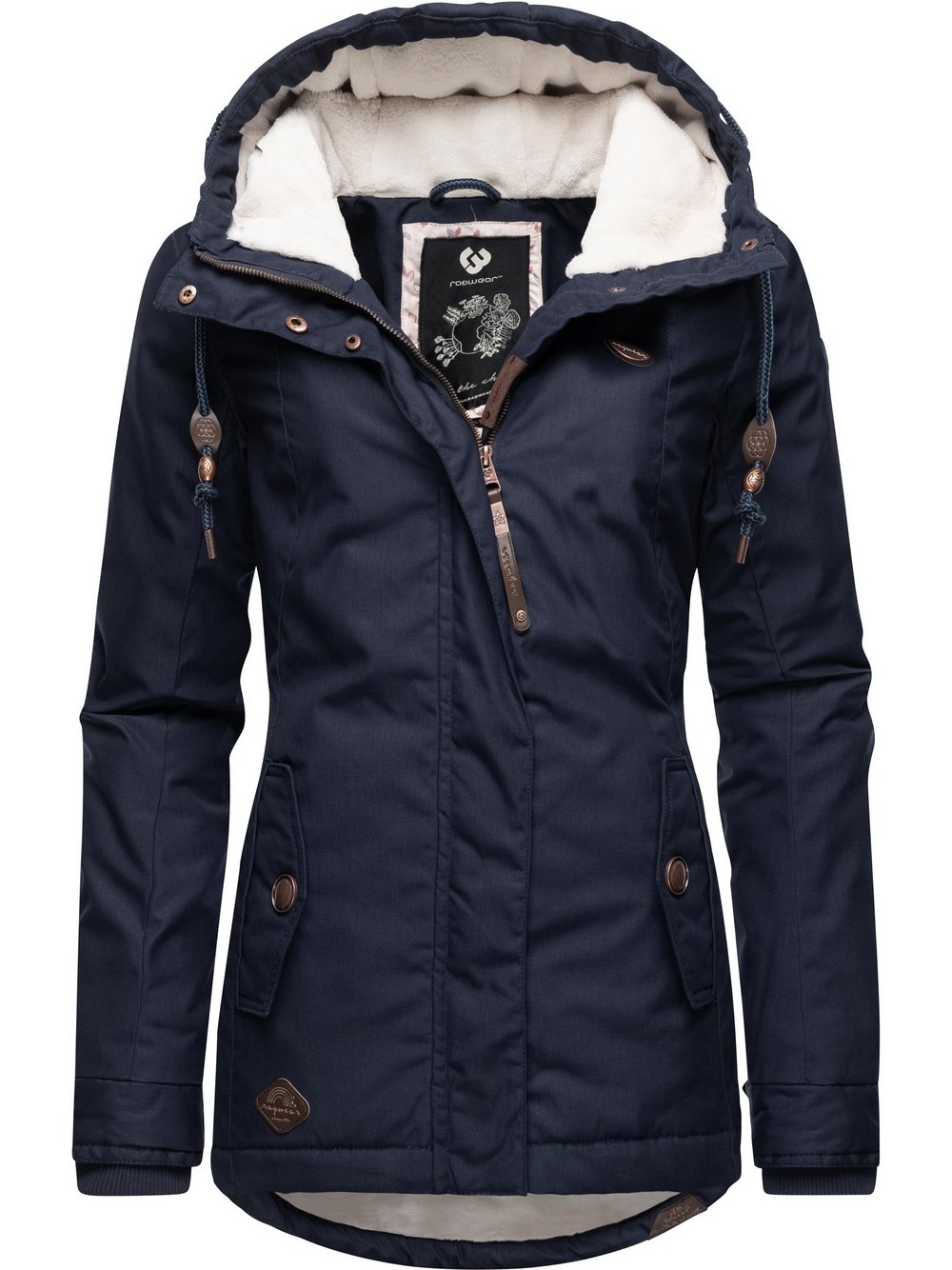 Ragwear Winterjacke Damen blau, XS