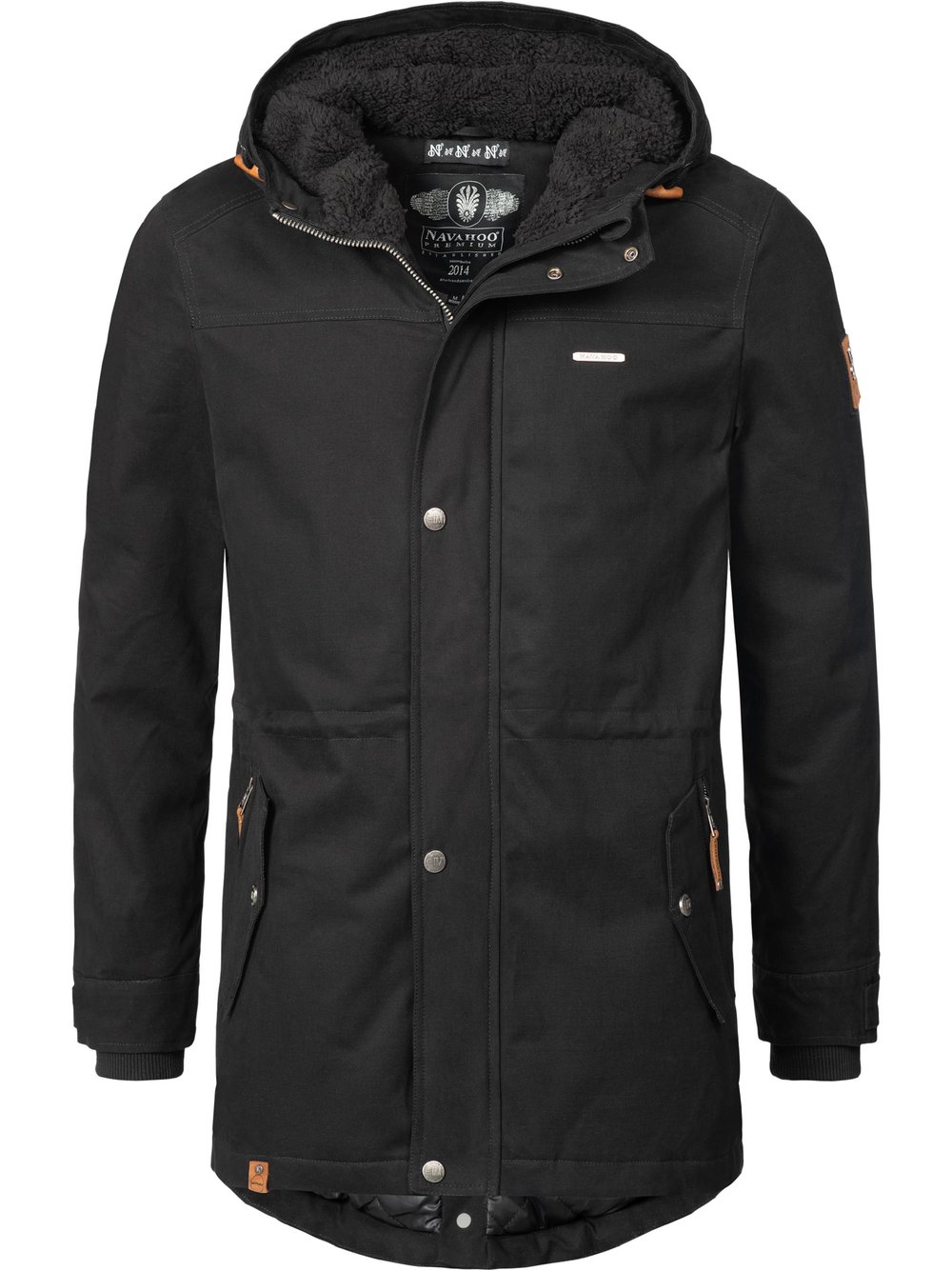 Navahoo Parka Herren Baumwolle schwarz, XL