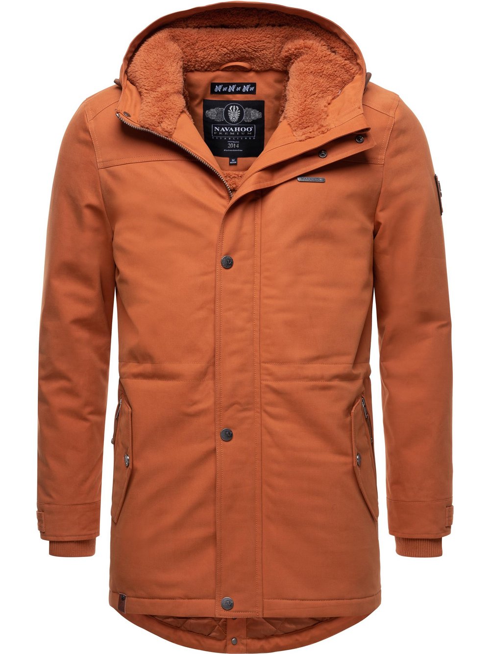 Navahoo Parka Herren Baumwolle braun, XXXL