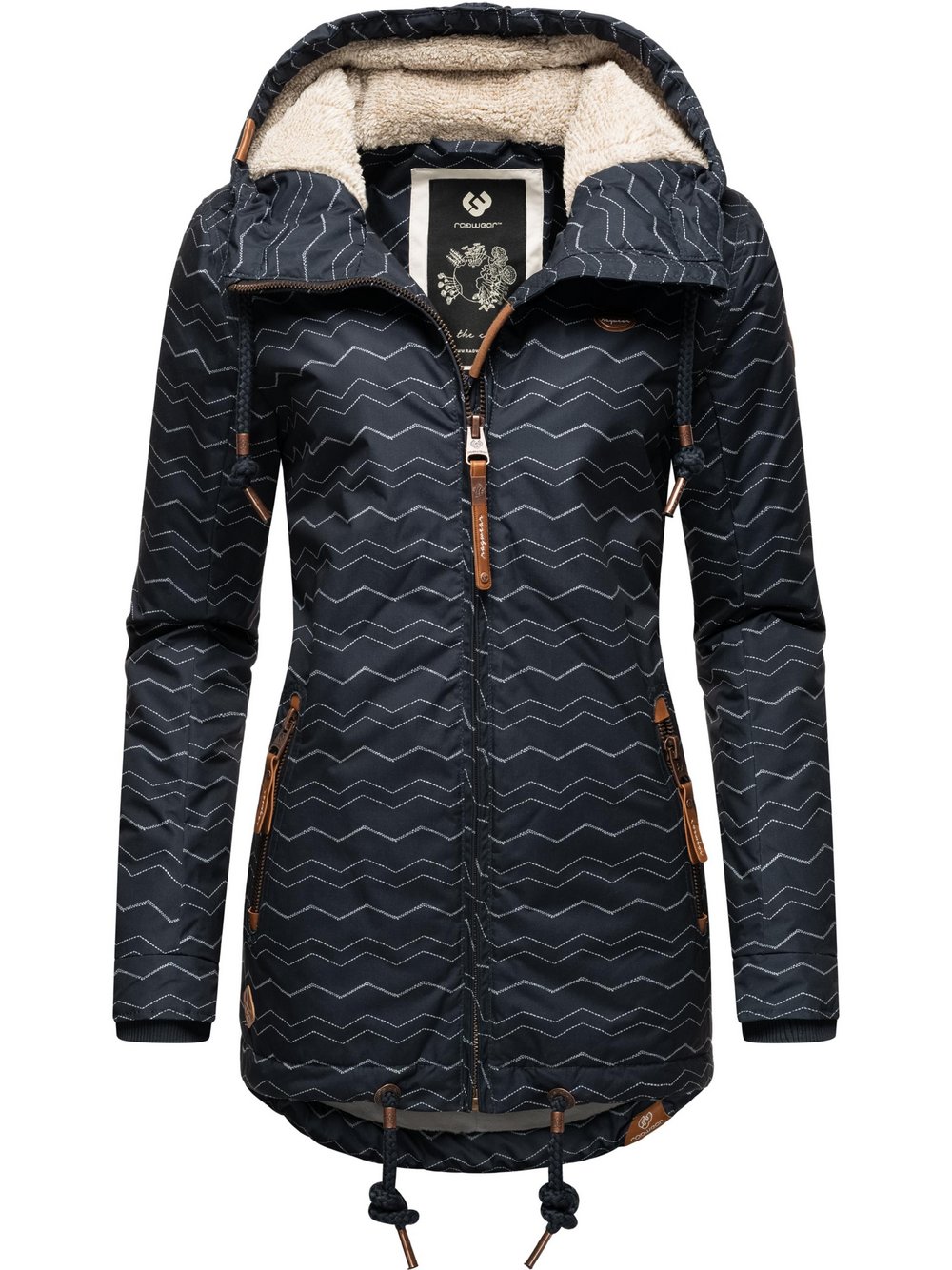 Ragwear Winterjacke Damen blau, XS