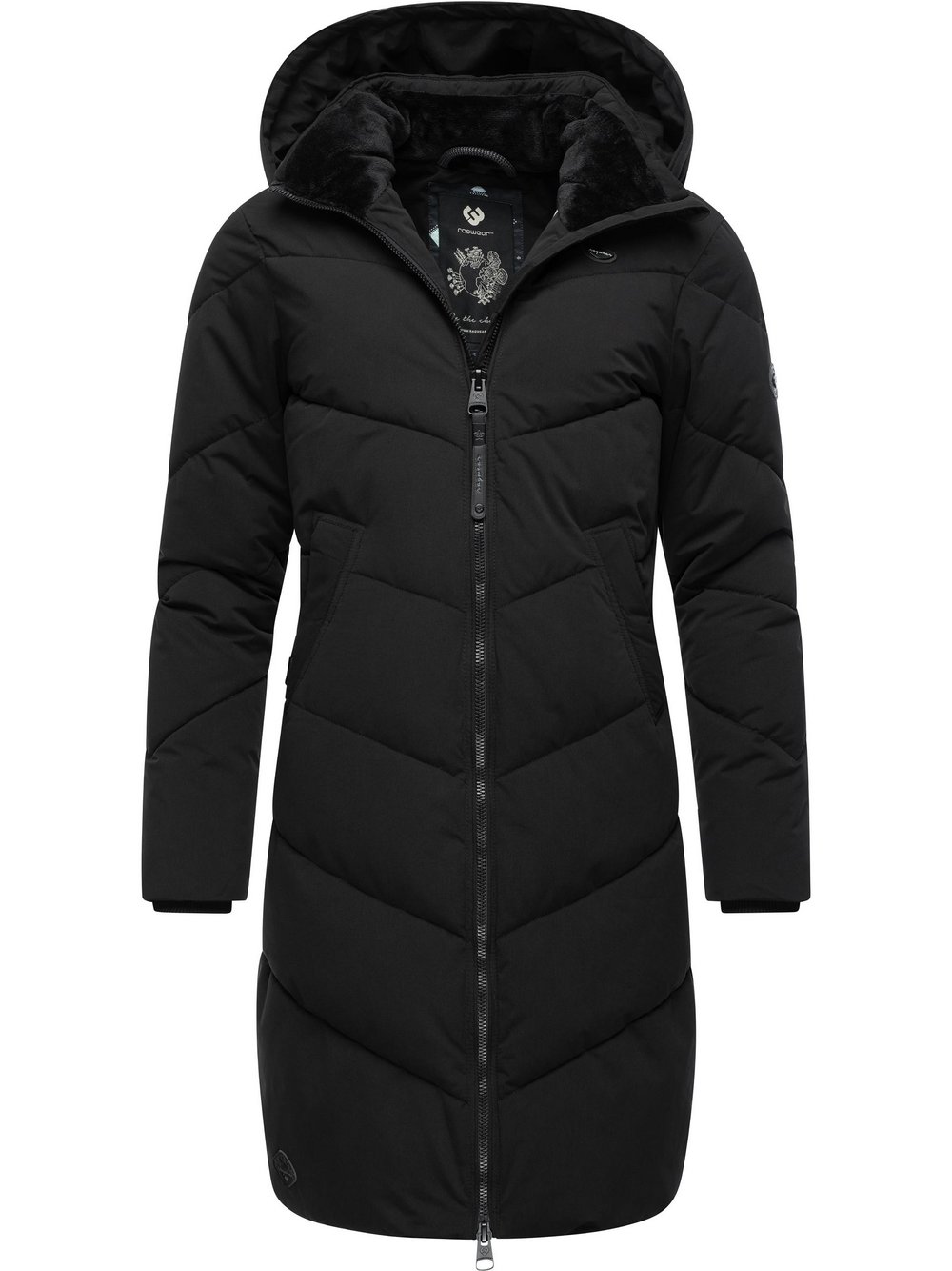 Ragwear Wintermantel Damen schwarz, XS