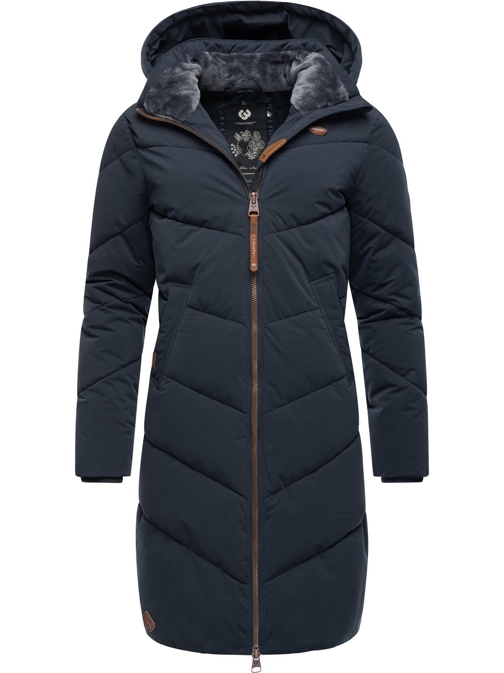 Ragwear Wintermantel Damen blau, 50