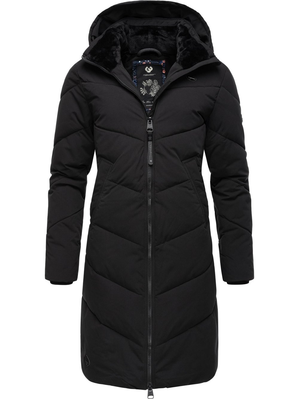 Ragwear Wintermantel Damen schwarz, M