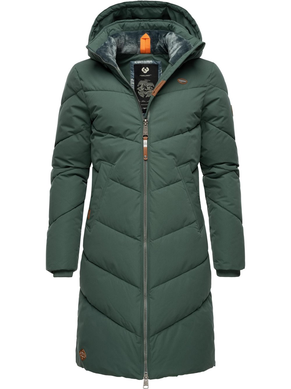 Ragwear Wintermantel Damen grün, M