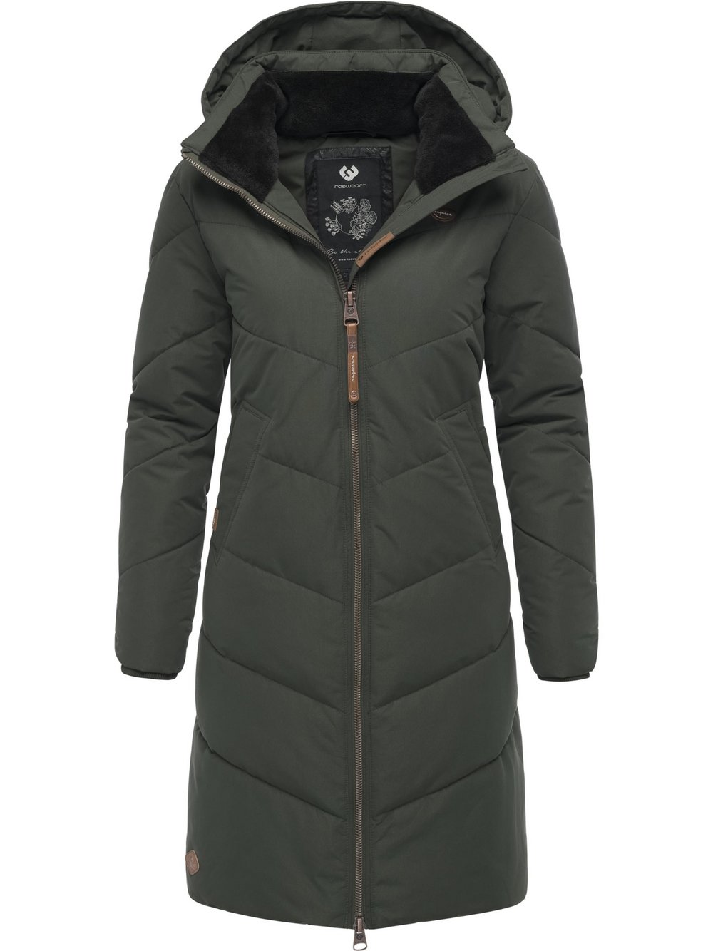 Ragwear Wintermantel Damen grün, XXXL